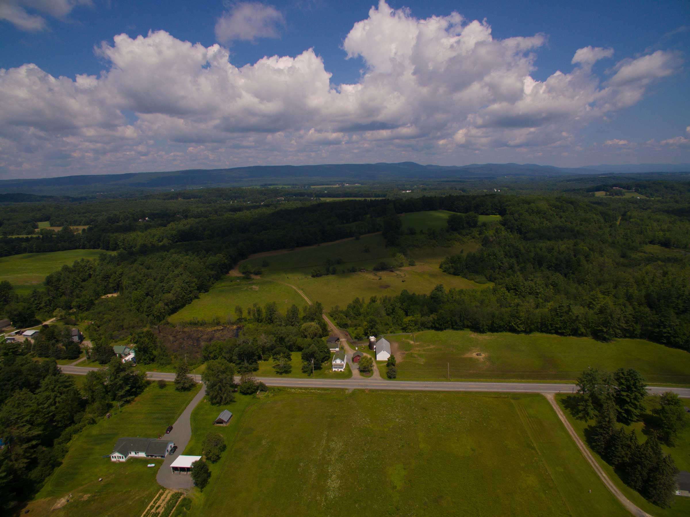 High altitude aerial photo at property in Mayfield, New York.