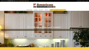 Image of American Kitchen and Bath Renewal website homepage.