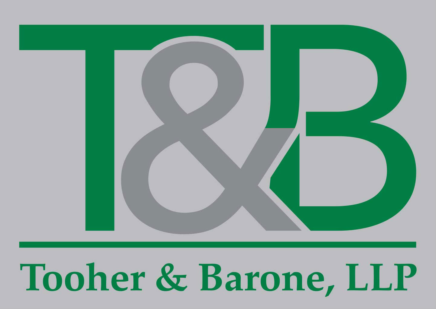 Image of logo designed for Tooher & Barone, LLP in Albany, New York.